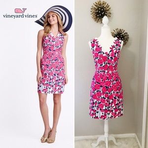 Vineyard Vines Pink Flowered Dress